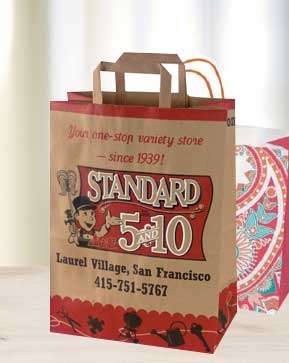 Custom Paper Carry Out Bags